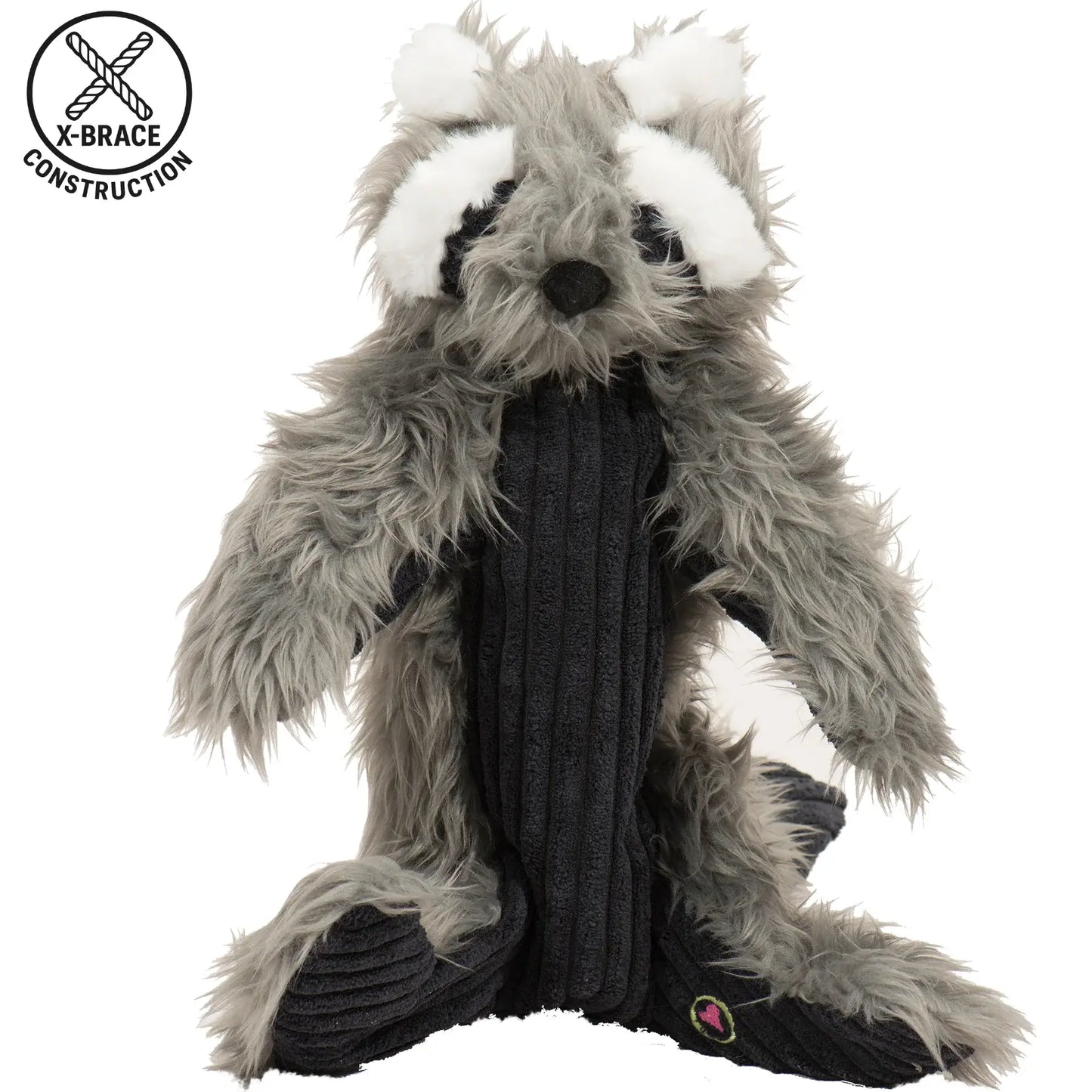 Redwood Raccoon X-Brace™ Plush Dog Toy - HuggleHounds - Flyclothing LLC