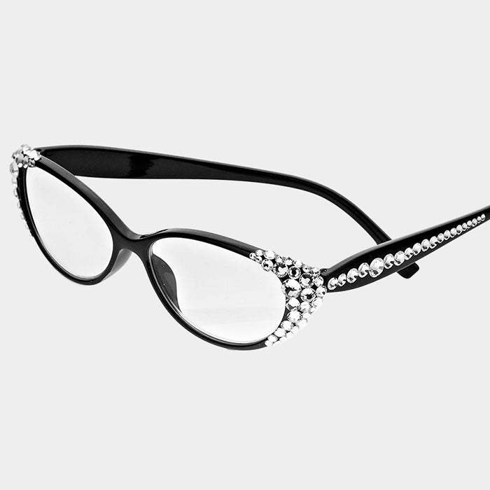 Side Crystal Reading Glasses - Madeline Love - Flyclothing LLC