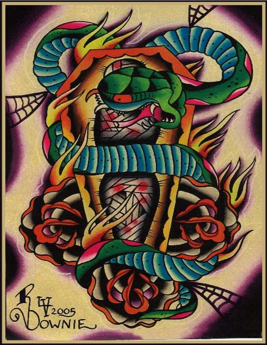 Black Market Art Company RIP Print