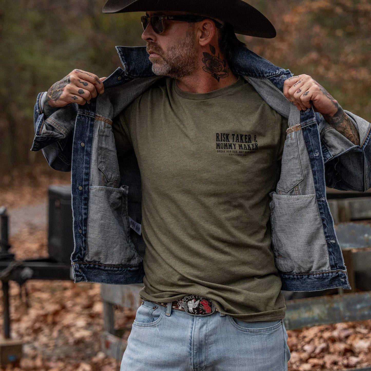 Risk Taker & Mommy Maker Men's T-Shirt - DIRTY COWBOY USA - Flyclothing LLC