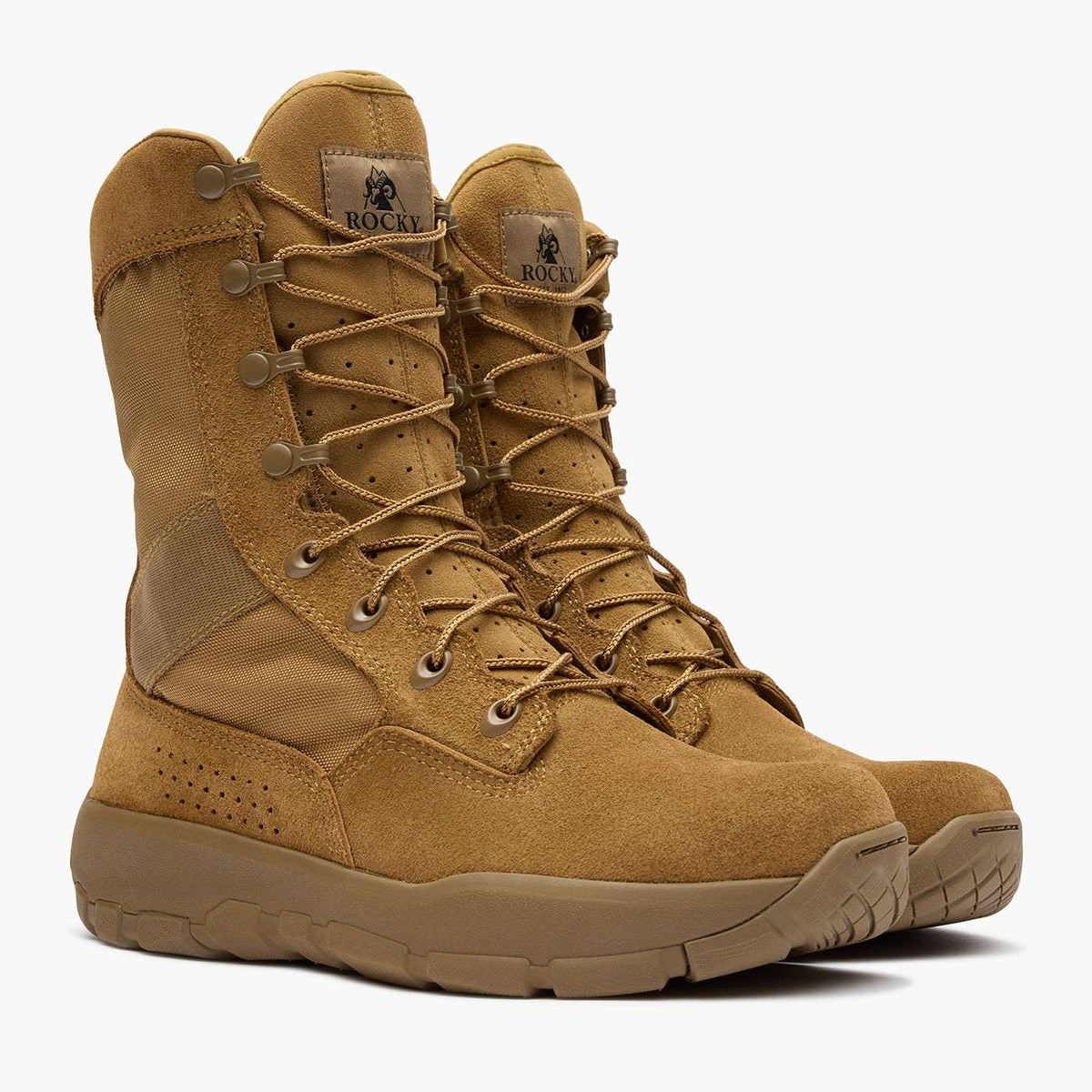 Rocky C4T Commercial Military Boot Coyote Brown - Rocky Boots - Flyclothing LLC