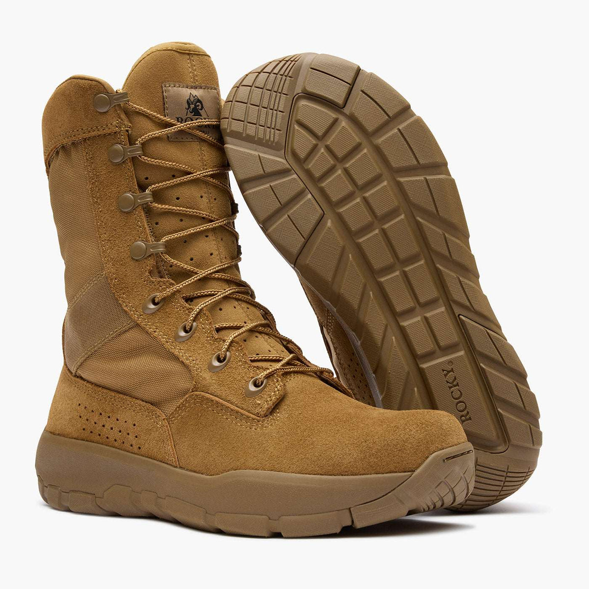 Rocky C4T Commercial Military Boot Coyote Brown - Rocky Boots - Flyclothing LLC