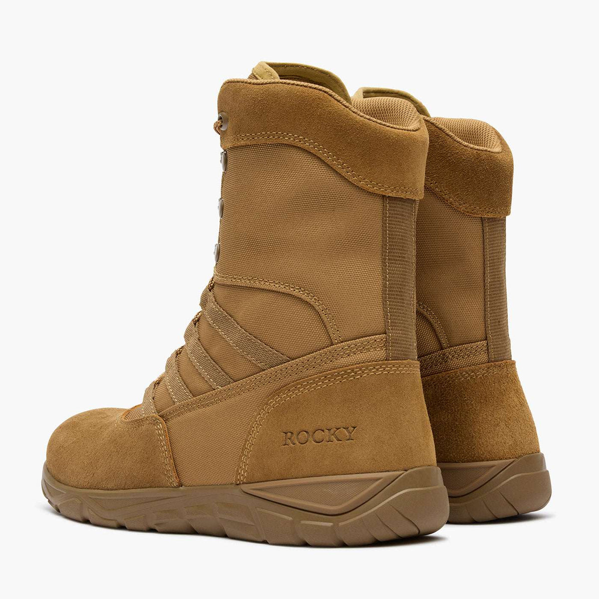 Rocky C7 8” Commercial Military Boot Coyote Brown - Rocky Boots - Flyclothing LLC