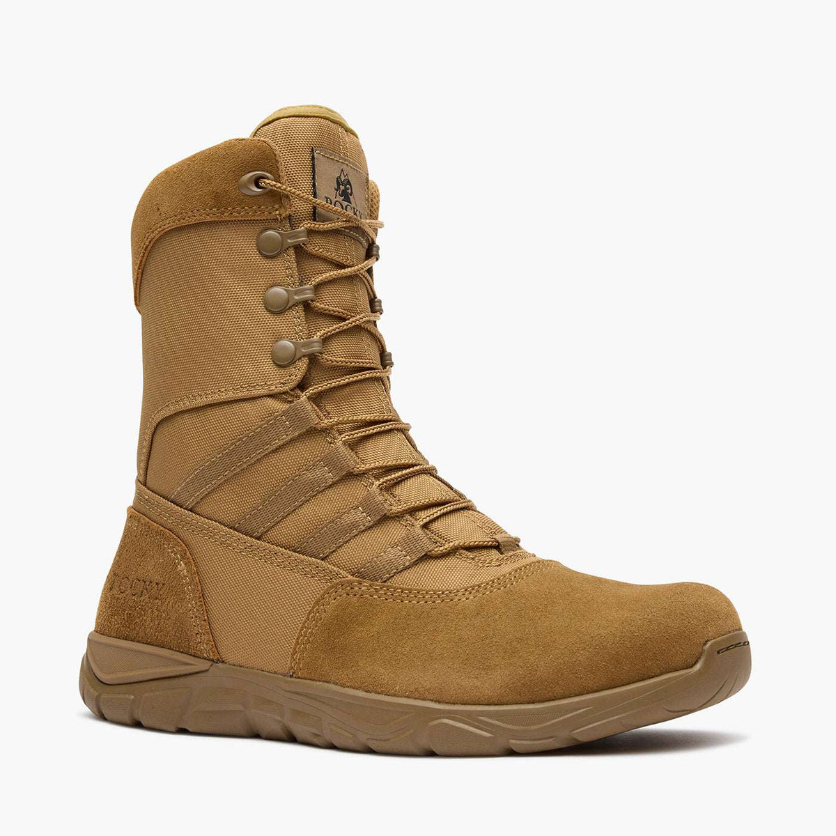 Rocky C7 8” Commercial Military Boot Coyote Brown - Rocky Boots - Flyclothing LLC