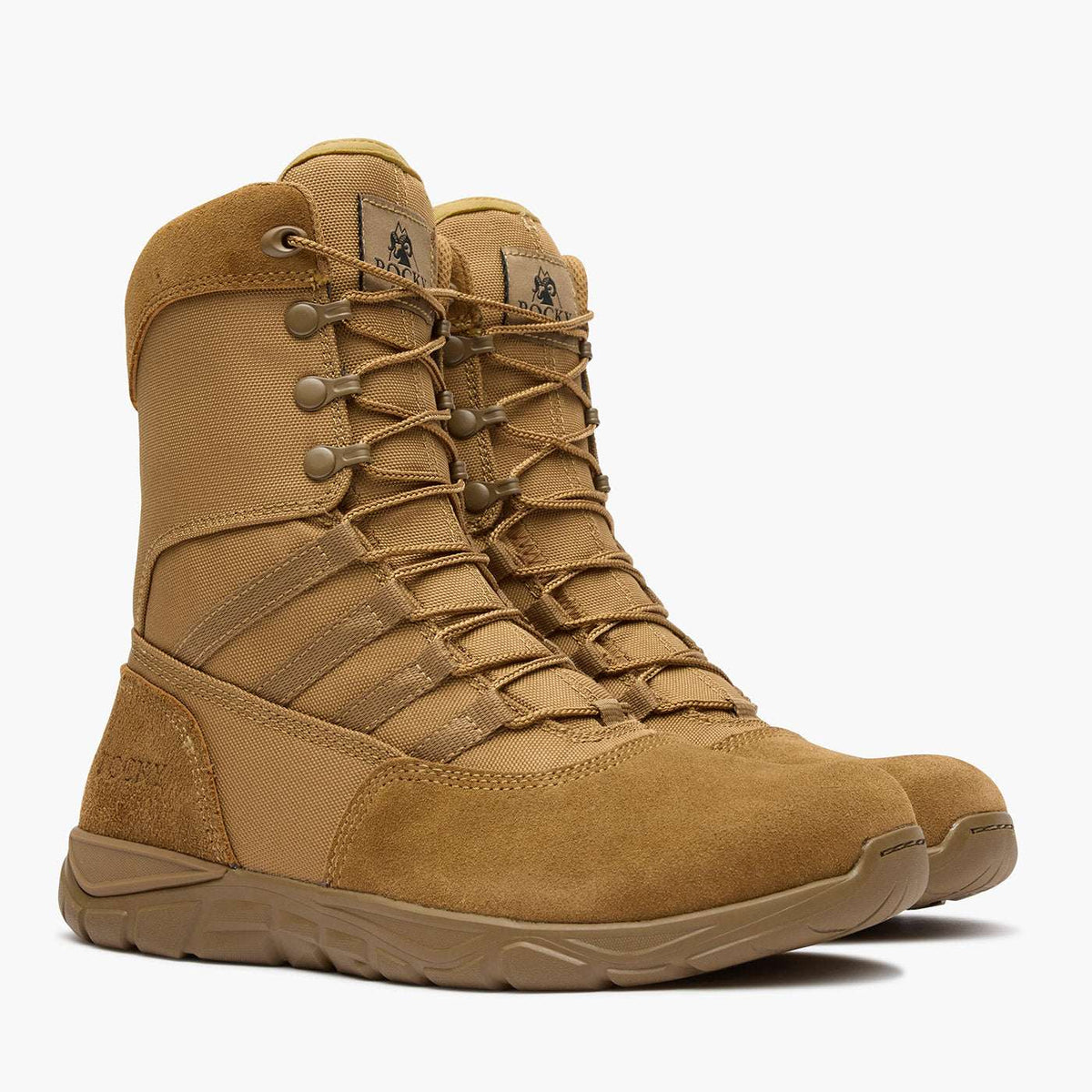Rocky C7 8” Commercial Military Boot Coyote Brown - Rocky Boots - Flyclothing LLC