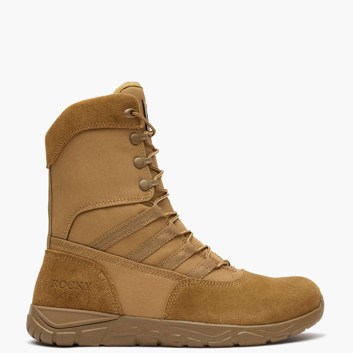 Rocky C7 8” Commercial Military Boot Coyote Brown - Rocky Boots - Flyclothing LLC