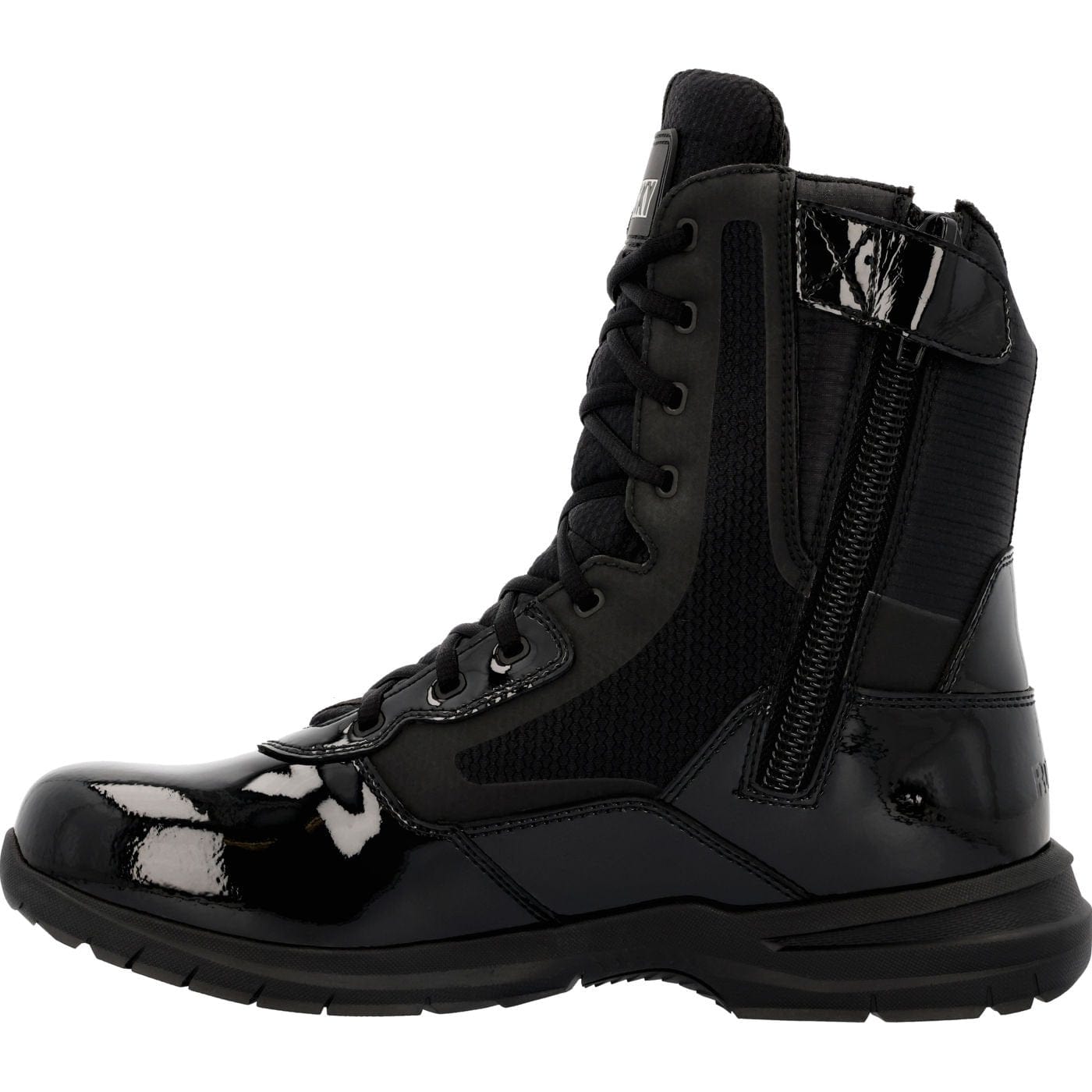 Rocky Cadet 8" Black Side Zip Public Service Boot - Rocky Boots - Flyclothing LLC
