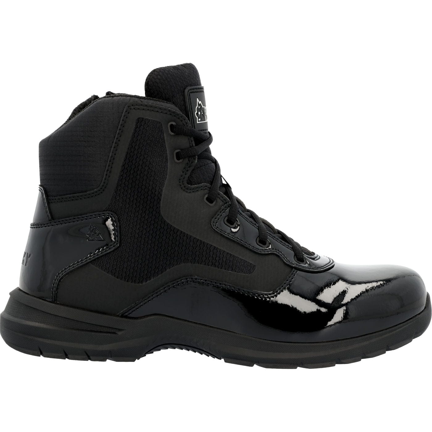 Rocky Cadet 6" Black Side Zip Public Service Boot - Rocky Boots - Flyclothing LLC
