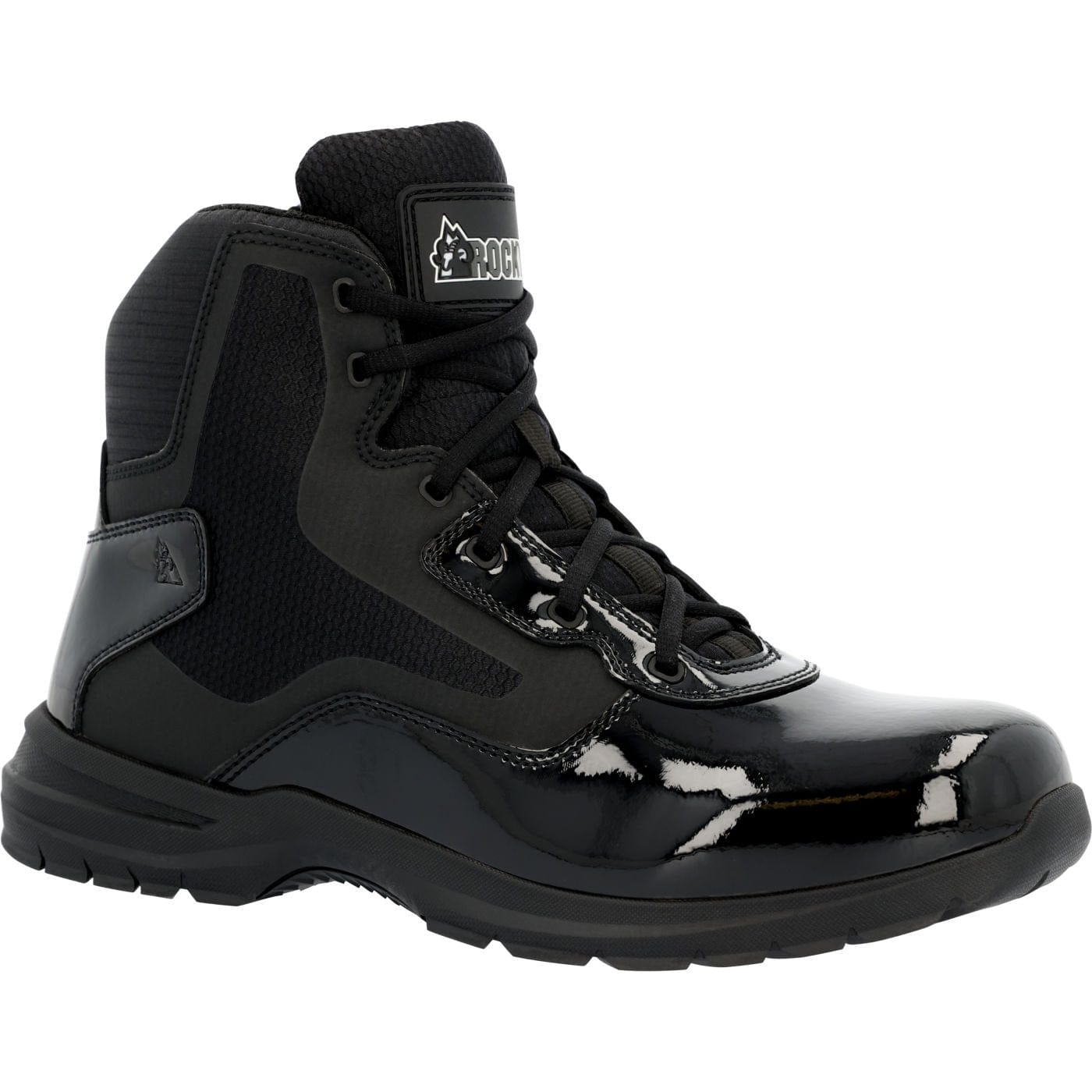 Rocky Cadet 6" Black Side Zip Public Service Boot - Rocky Boots - Flyclothing LLC