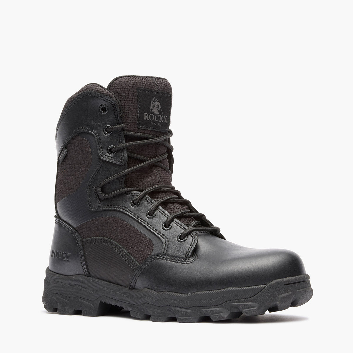 Rocky Alpha Force Lite Waterproof Public Service Boot Black - Rocky Boots - Flyclothing LLC