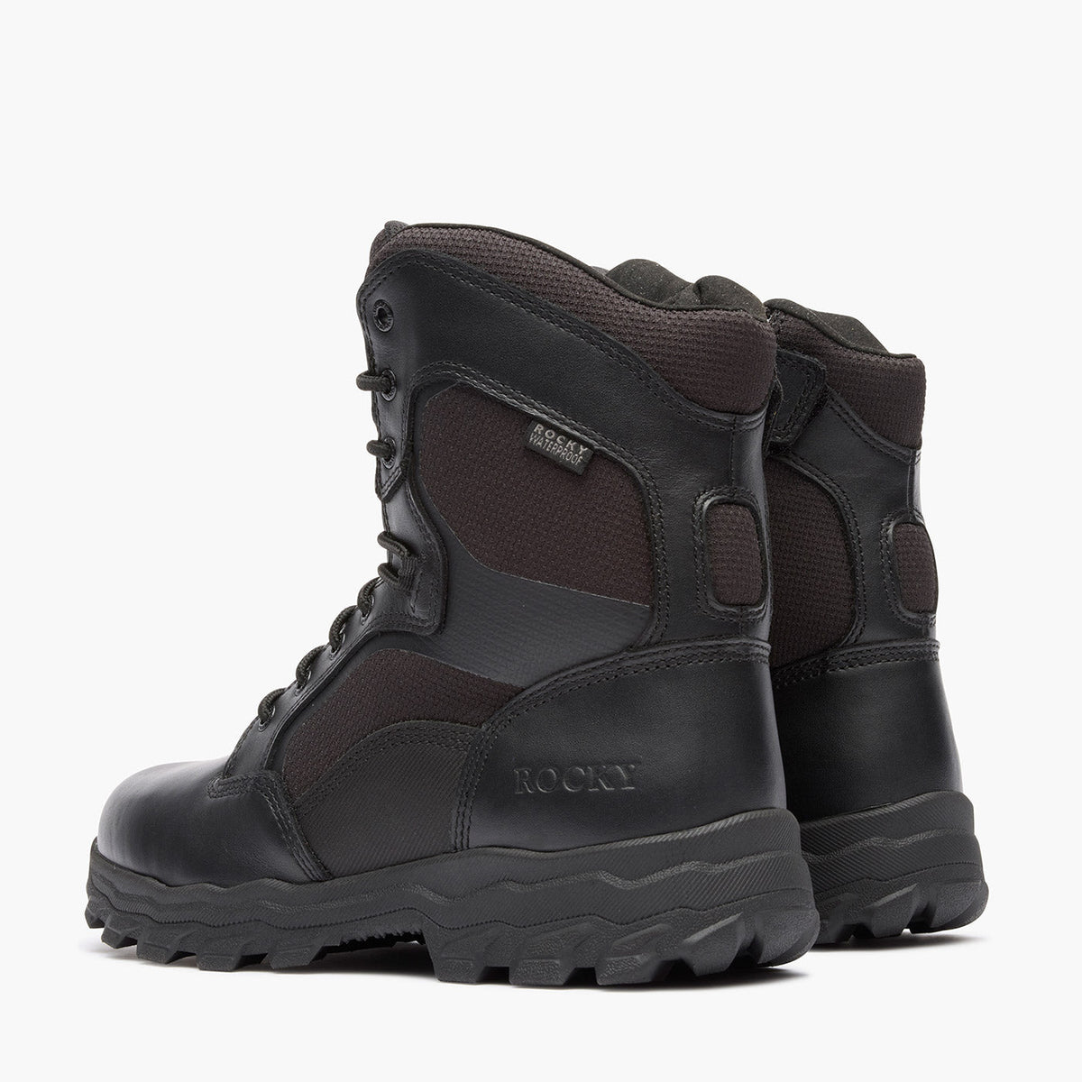 Rocky Alpha Force Lite Waterproof Public Service Boot Black - Rocky Boots - Flyclothing LLC