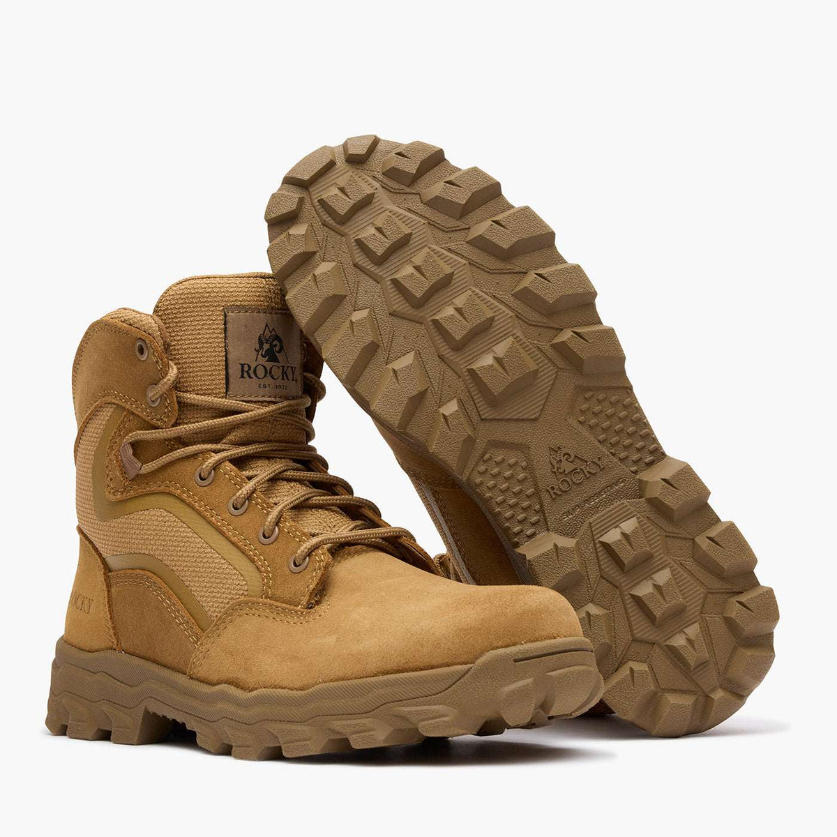 Rocky Alpha Force Lite 6” Public Service Boot Coyote Brown - Rocky Boots - Flyclothing LLC