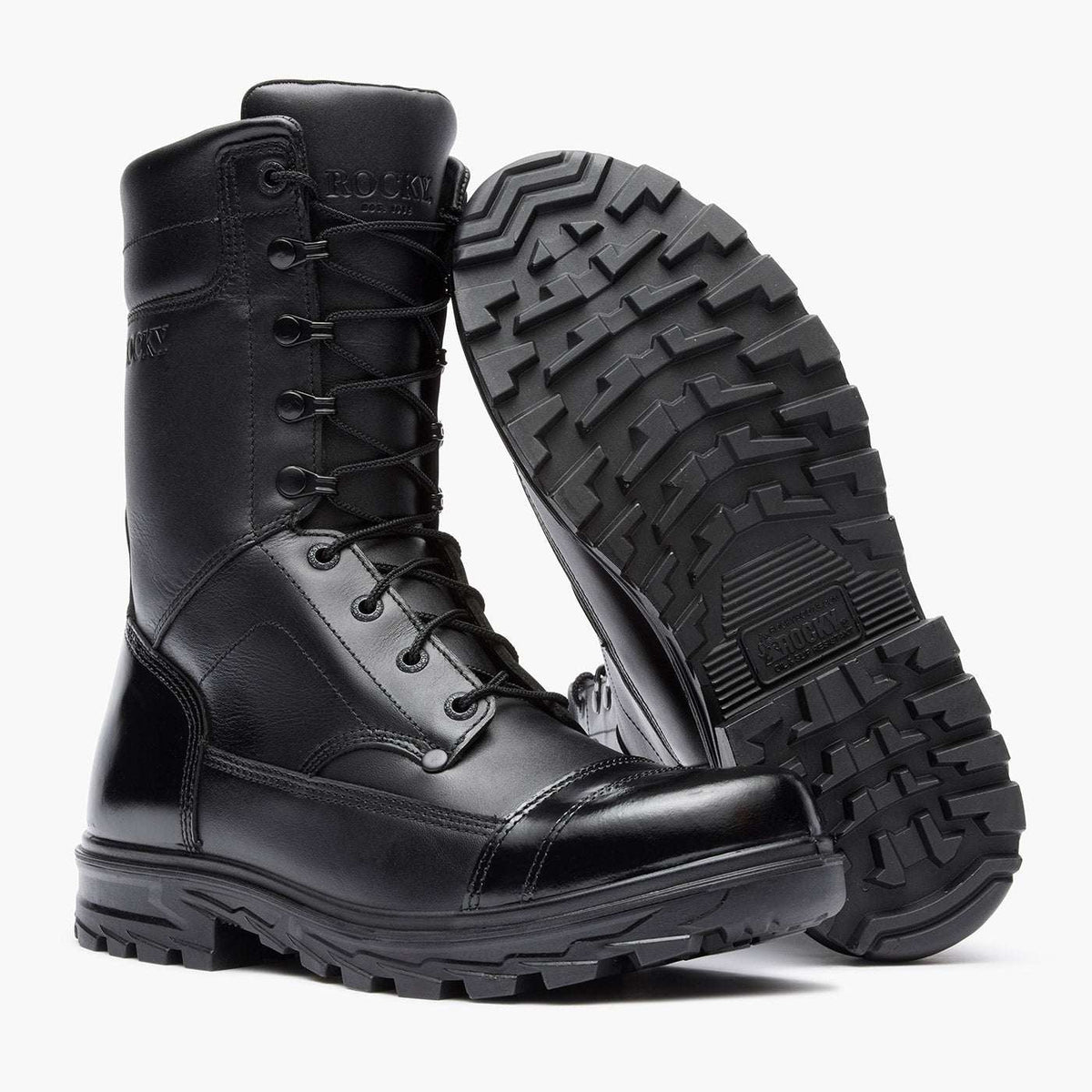 Rocky Jump Boot Pro 10” Public Service Boot Black - Rocky Boots - Flyclothing LLC
