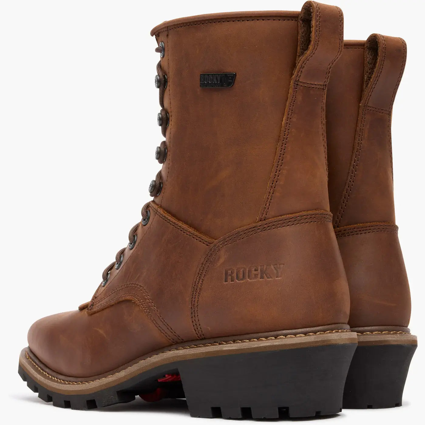 Rocky Square Toe Logger Waterproof Work Boot - Rocky Boots - Flyclothing LLC
