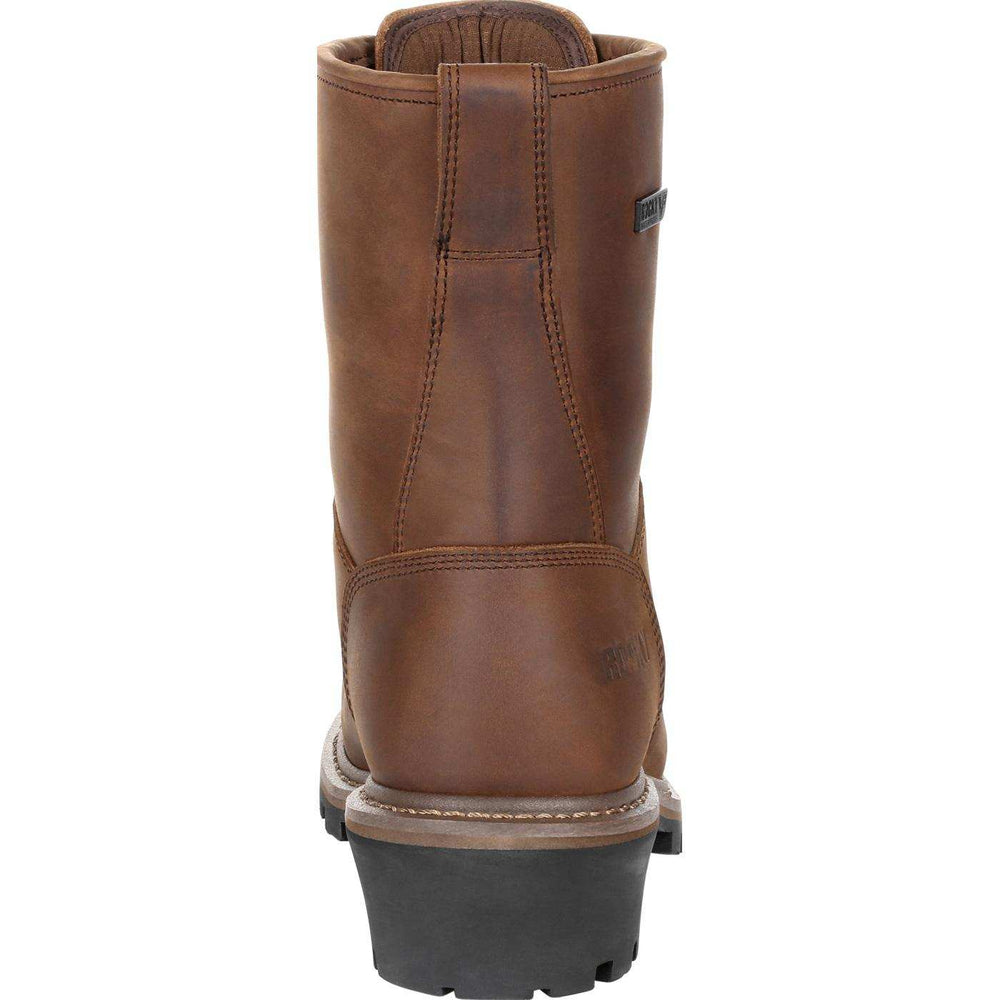 Rocky Square Toe Logger Composite Toe Waterproof Work Boot - Rocky - Flyclothing LLC