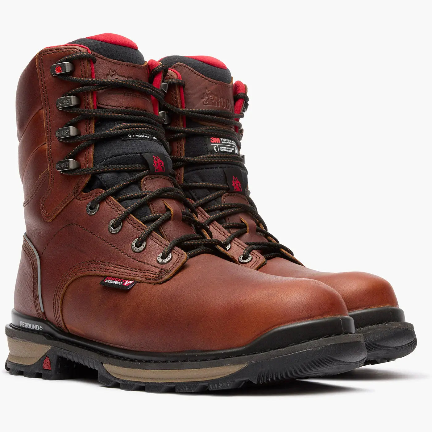 Rocky Rams Horn Composite Toe Waterproof 800G Insulated Work Boot - Rocky Boots - Flyclothing LLC