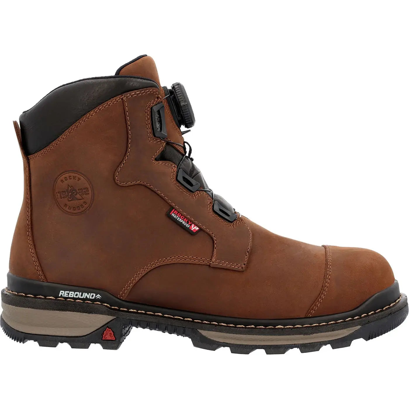 Rocky Rams Horn BOA Composite Toe Waterproof Work Boot - Rocky Boots - Flyclothing LLC