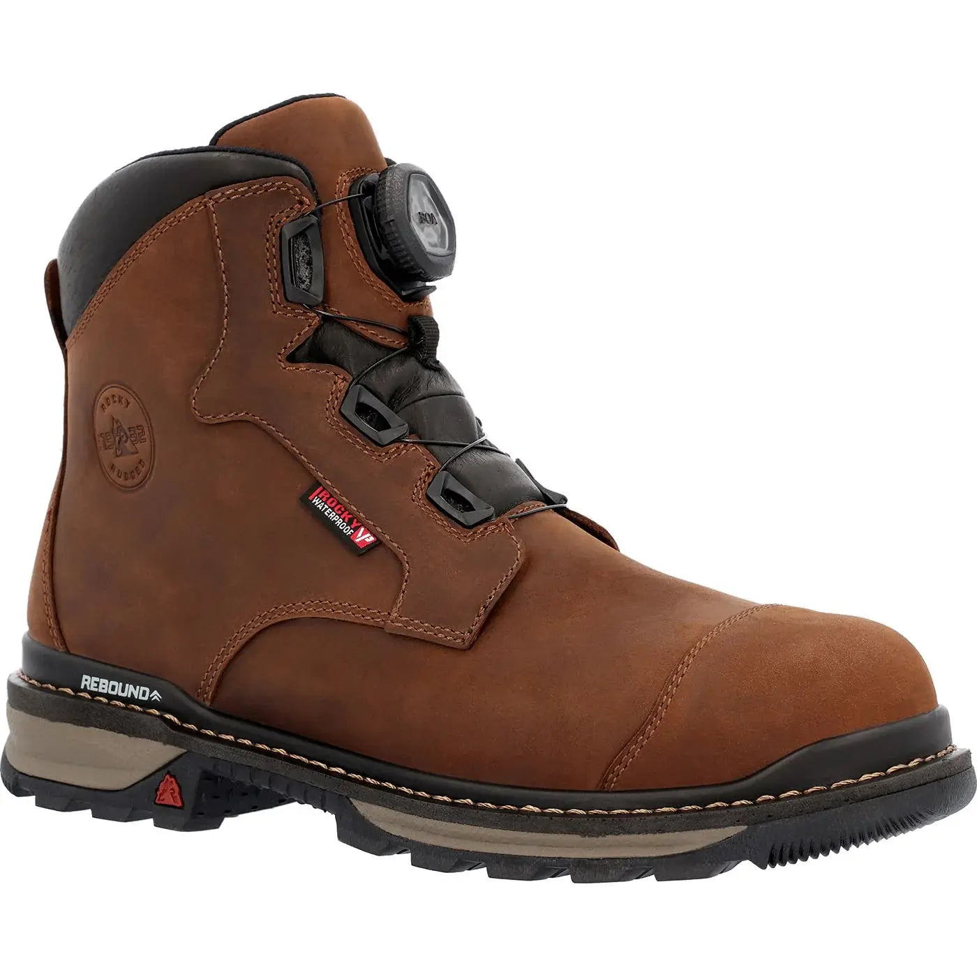 Rocky Rams Horn BOA Composite Toe Waterproof Work Boot - Rocky Boots - Flyclothing LLC