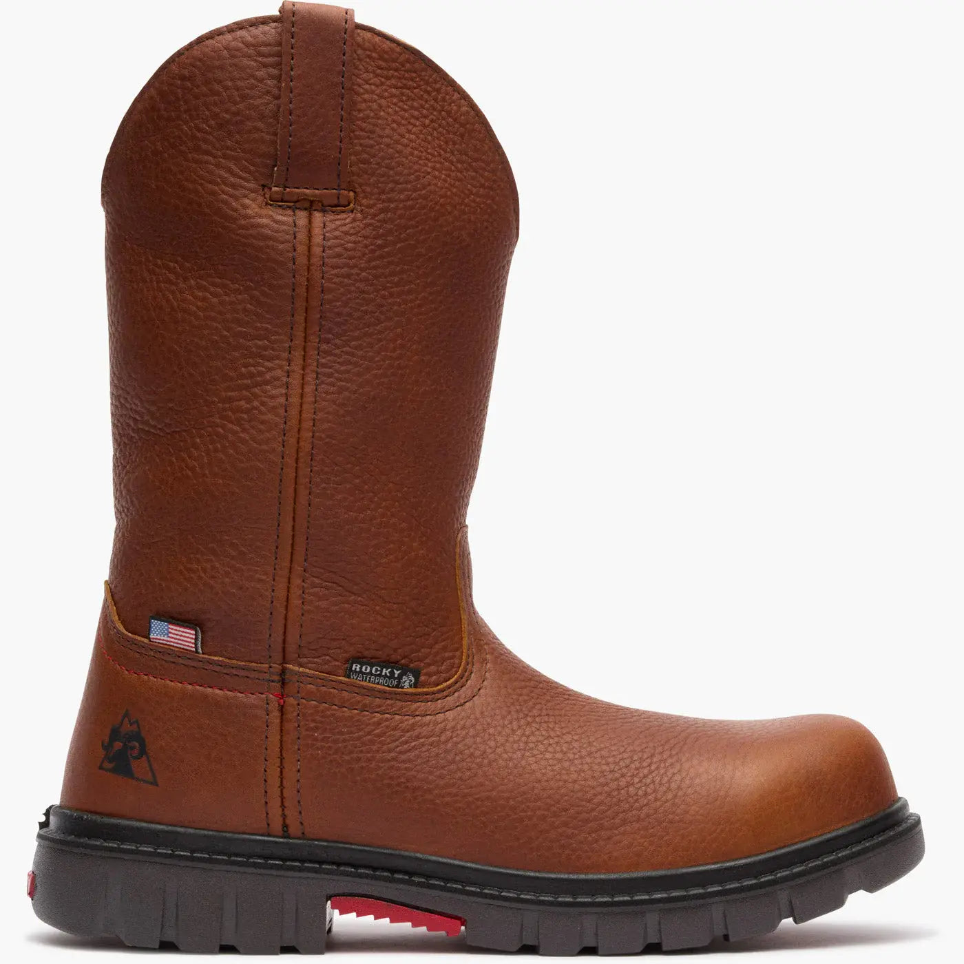Rocky Worksmart Waterproof Composite Toe Pull-On Work Boot - Rocky Boots - Flyclothing LLC