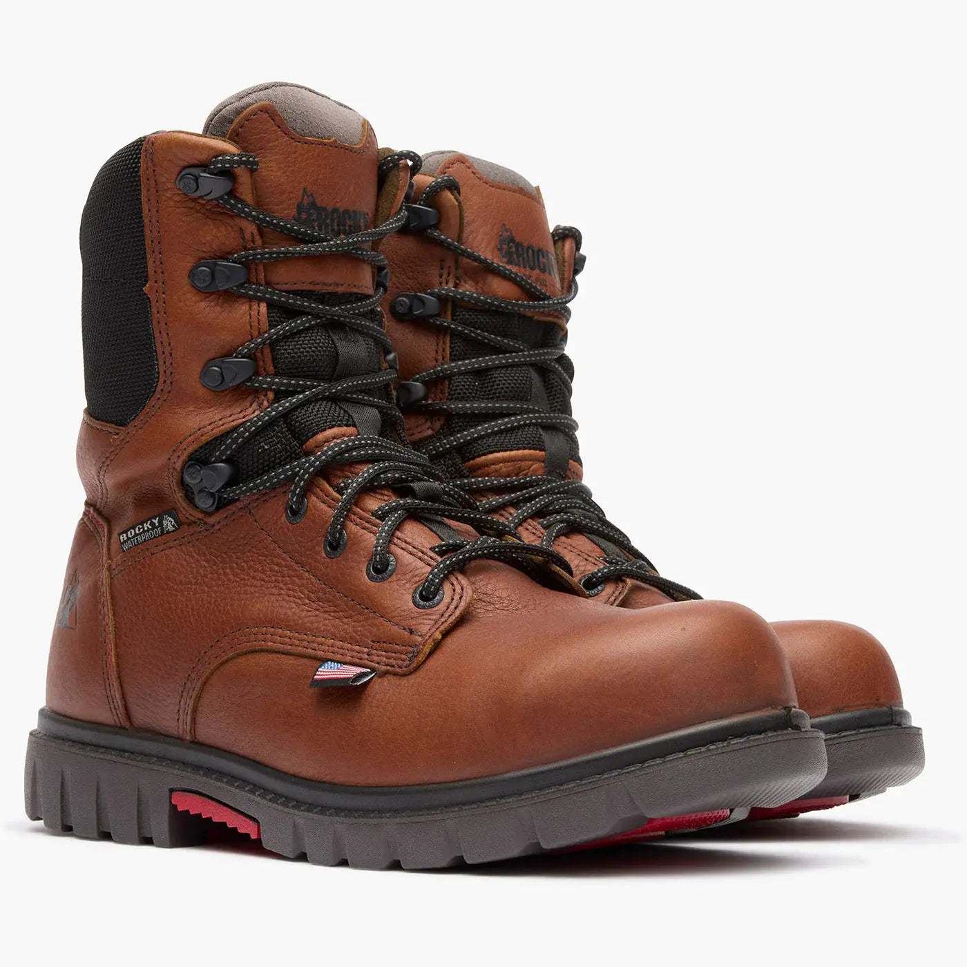 Rocky Worksmart 8" Waterproof Composite Toe Work Boot - Rocky Boots - Flyclothing LLC
