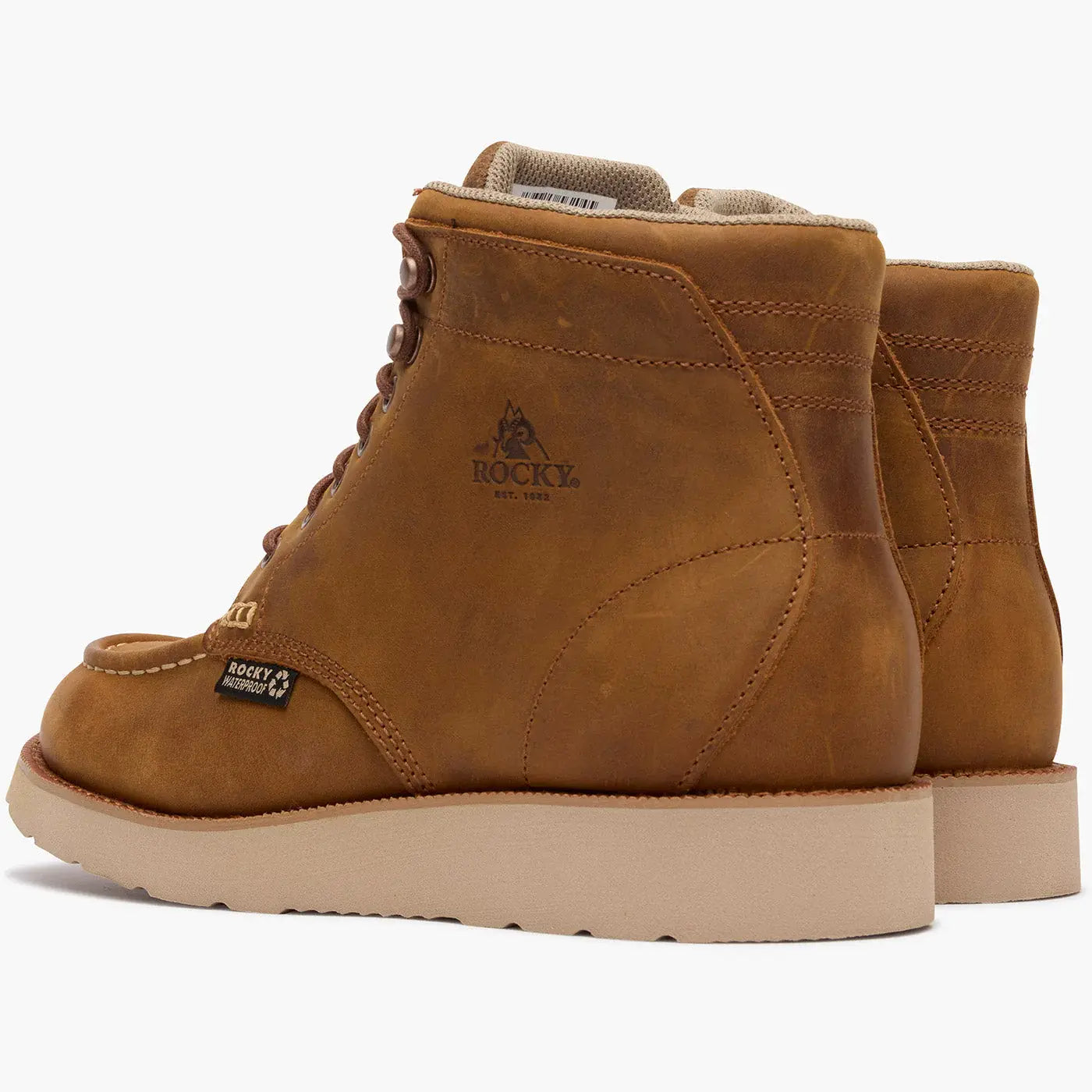 Rocky MonoCrepe Wedge 6" Waterproof Work Boot - Rocky Boots - Flyclothing LLC