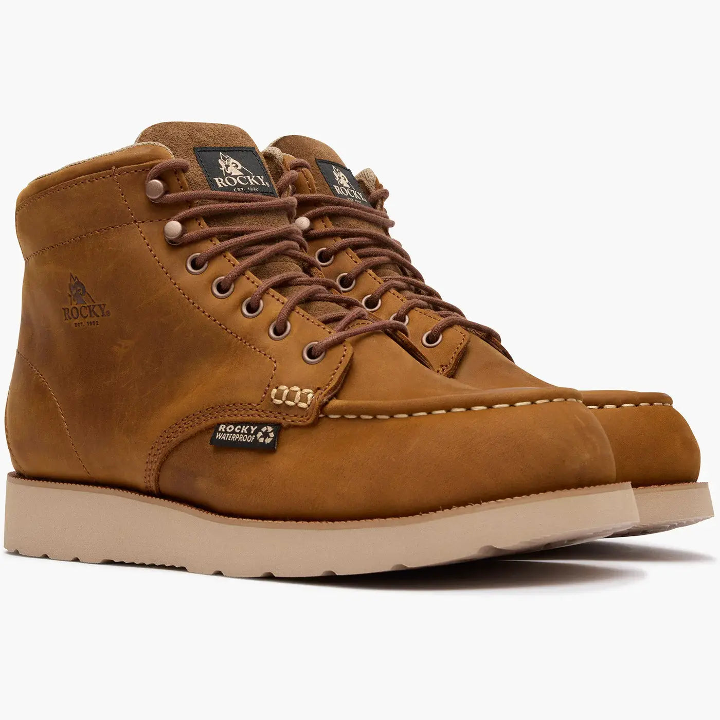 Rocky MonoCrepe Wedge 6" Composite Toe Work Boot - Rocky Boots - Flyclothing LLC