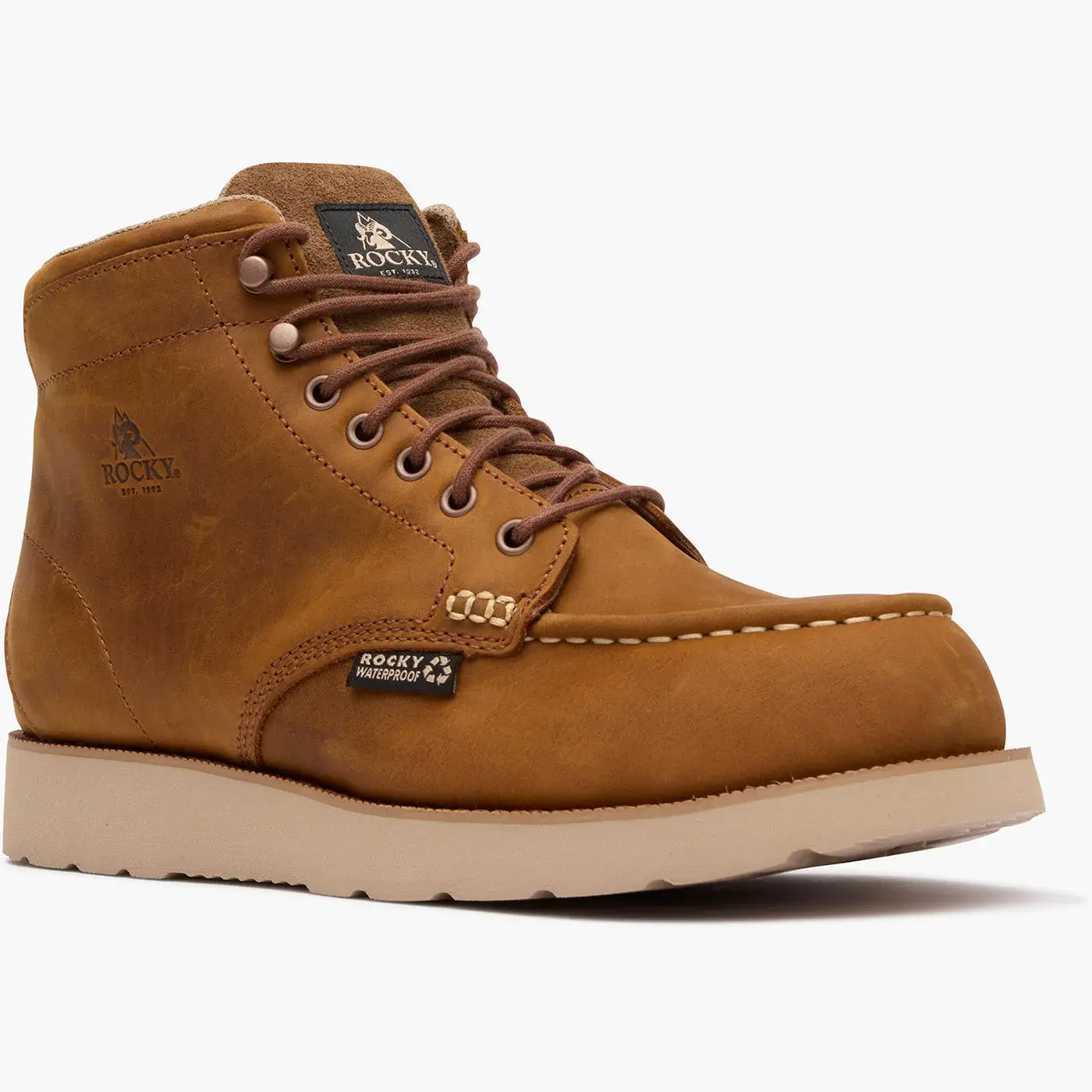 Rocky MonoCrepe Wedge 6" Composite Toe Work Boot - Rocky Boots - Flyclothing LLC