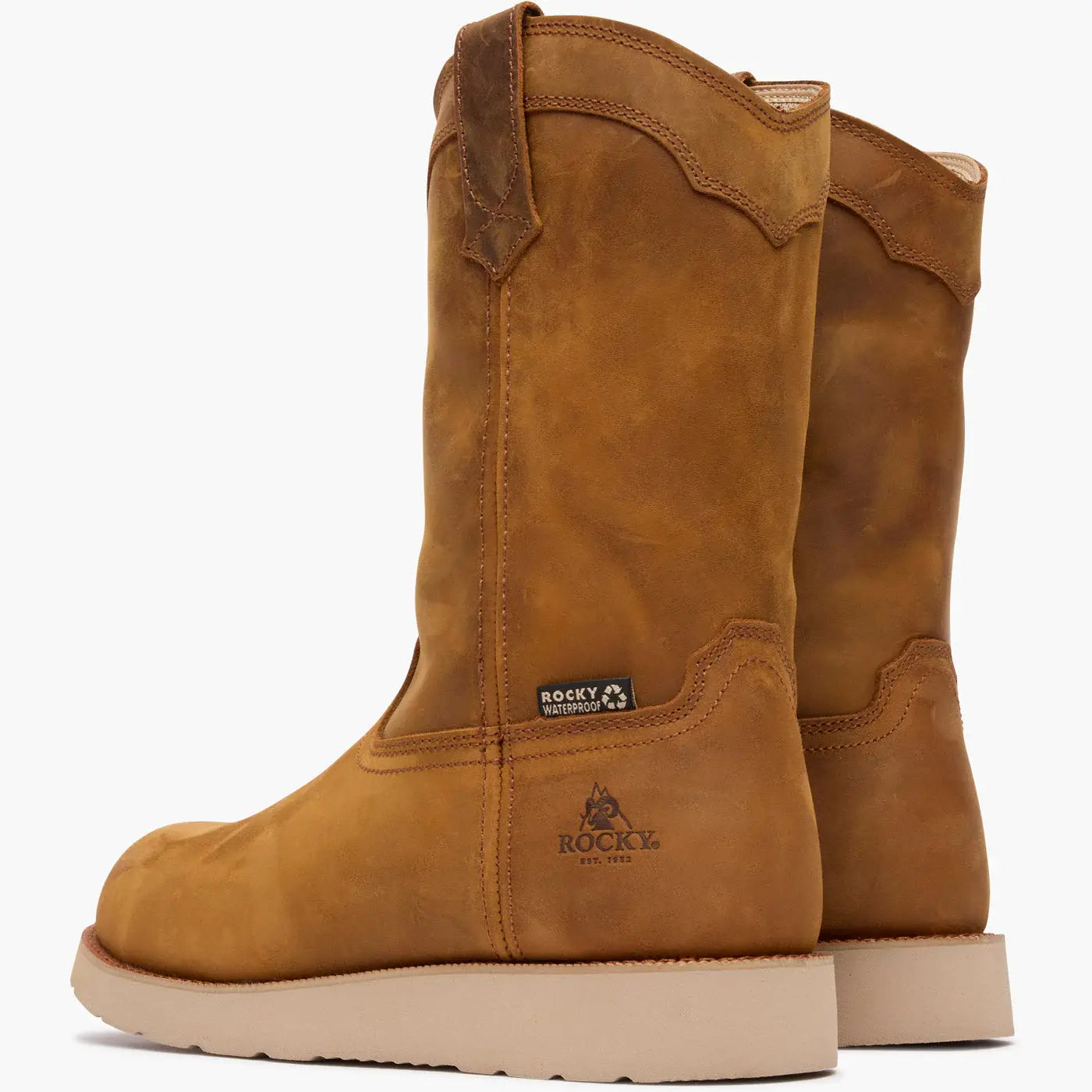 Rocky MonoCrepe Wedge 11" Composite Toe Work Boot - Rocky Boots - Flyclothing LLC