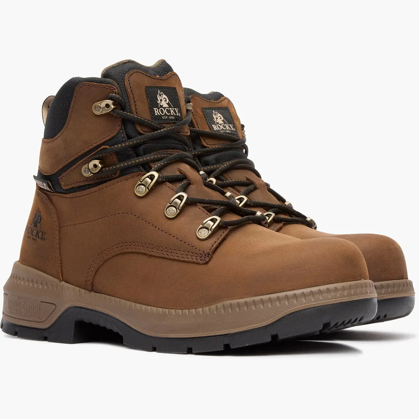 Rocky WorkSmart 6" Composite Toe Internal Met Guard Work Boot - Rocky Boots - Flyclothing LLC