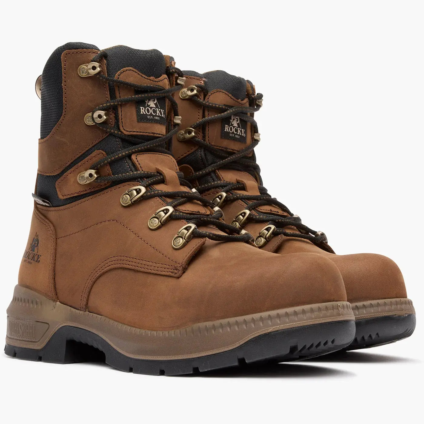 Rocky Worksmart 8" Comp Toe Internal MET Guard Work Boot - Rocky Boots - Flyclothing LLC