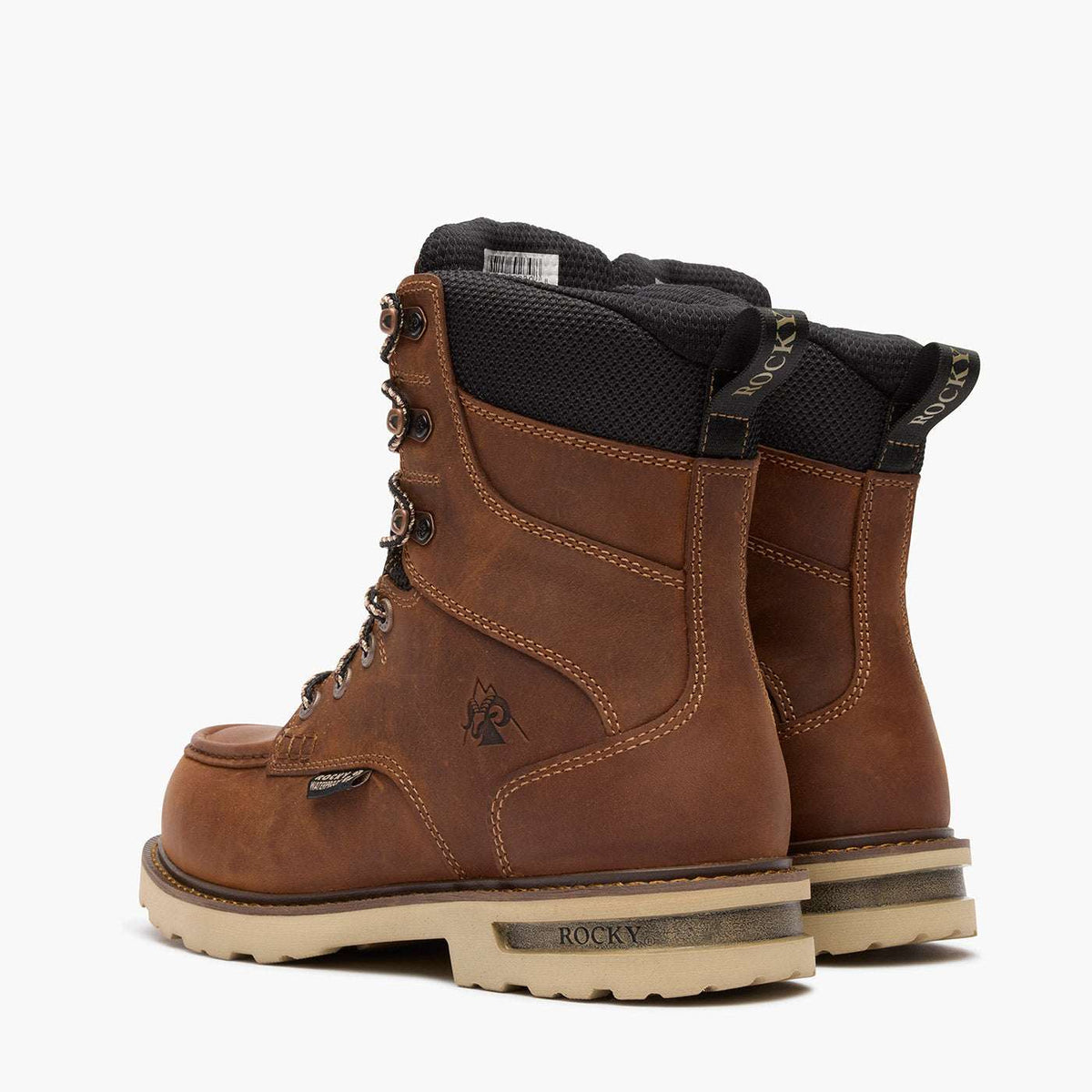 Rocky Grindstone XTR 8” Lace-Up Work Boot Crazy Horse - Rocky Boots - Flyclothing LLC