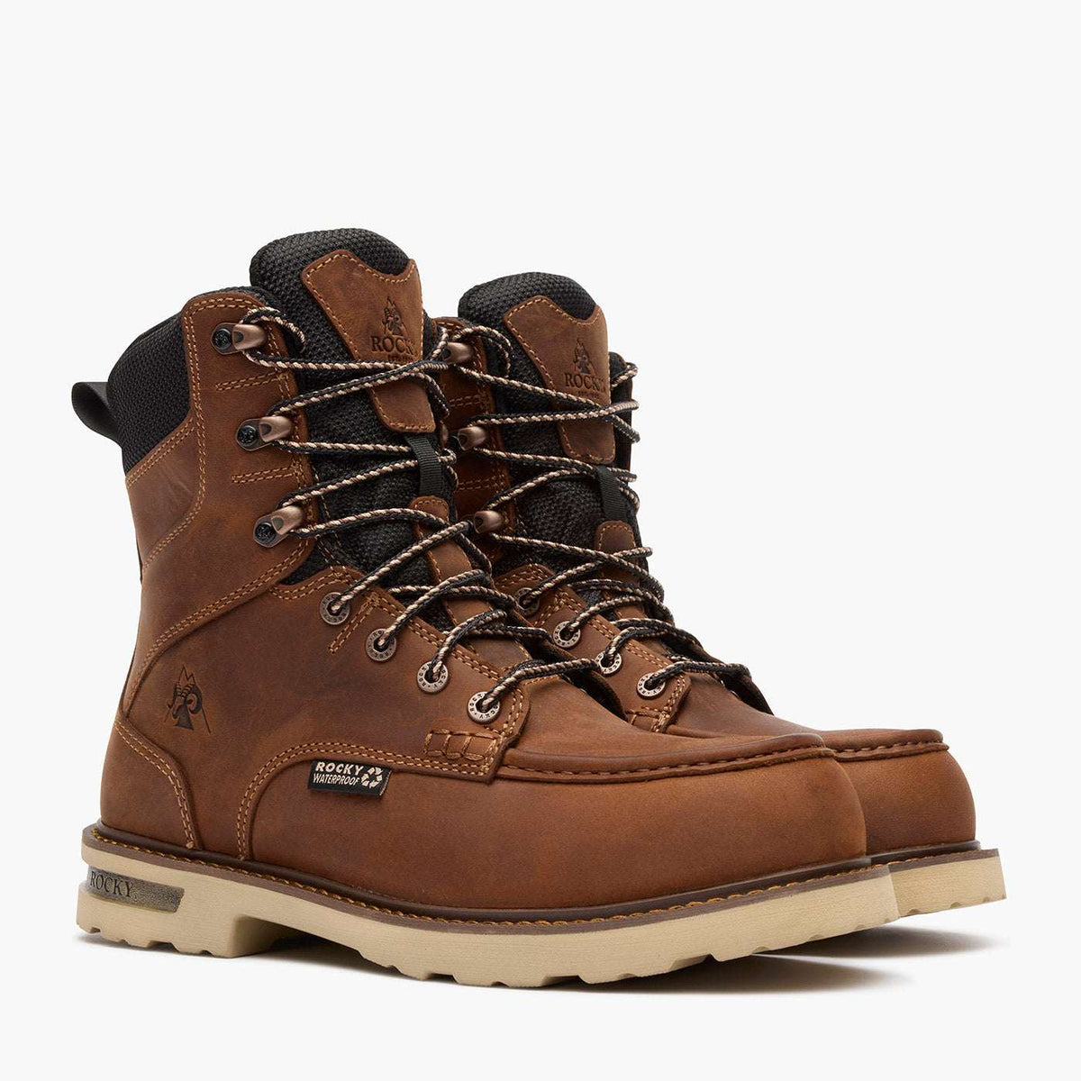 Rocky Grindstone XTR 8” Lace-Up Work Boot Crazy Horse - Rocky Boots - Flyclothing LLC