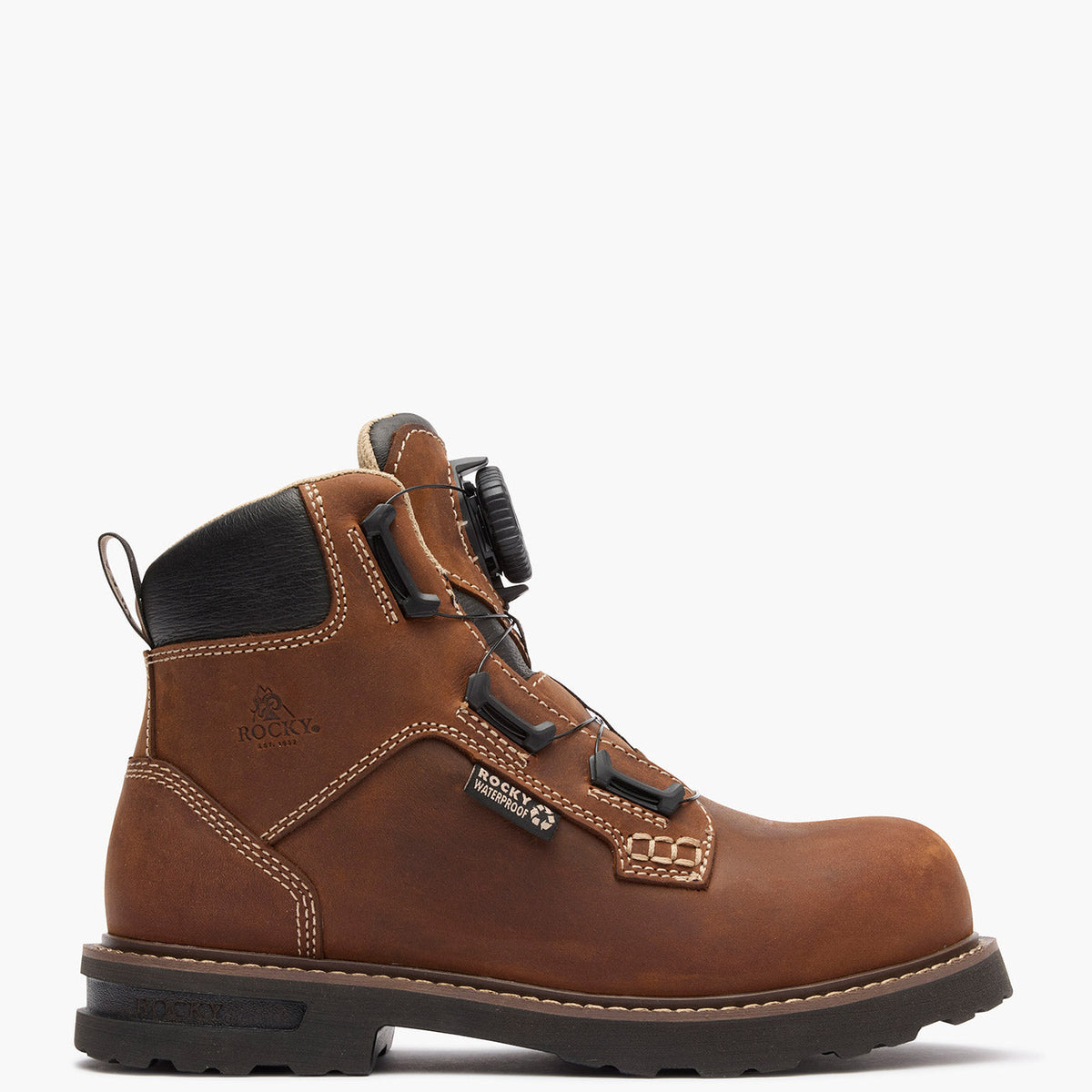 Rocky Women's Grindstone XTR BOA Composite Toe Work Boot Brown - Rocky Boots - Flyclothing LLC