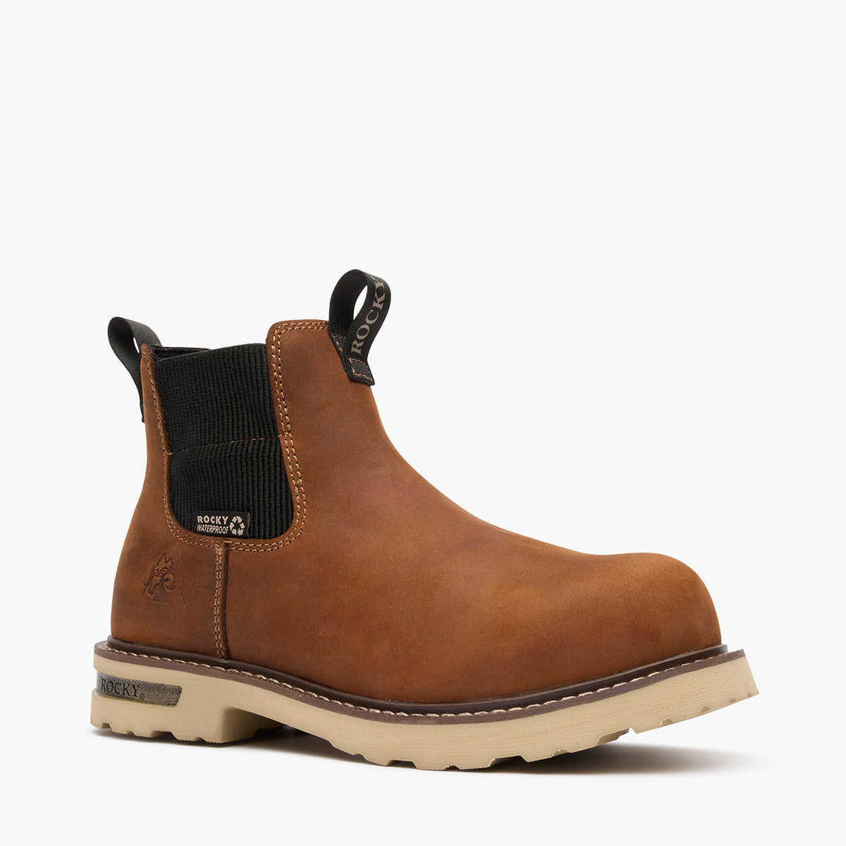 Rocky Women’s Grindstone XTR Chelsea Work Boot Brown - Rocky Boots - Flyclothing LLC