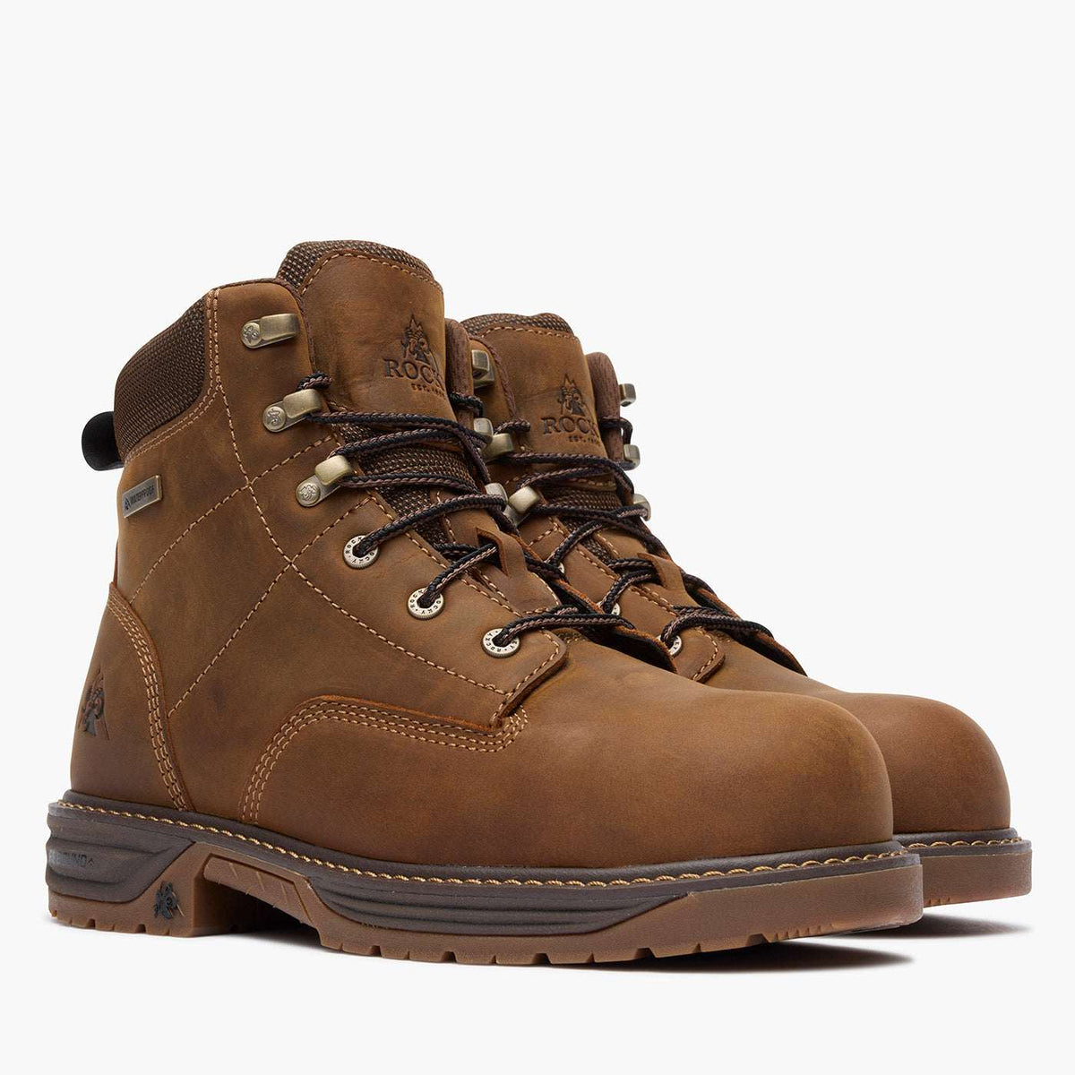 Rocky IronClad Legend 6” Composite Toe Work Boot Brown - Rocky Boots - Flyclothing LLC
