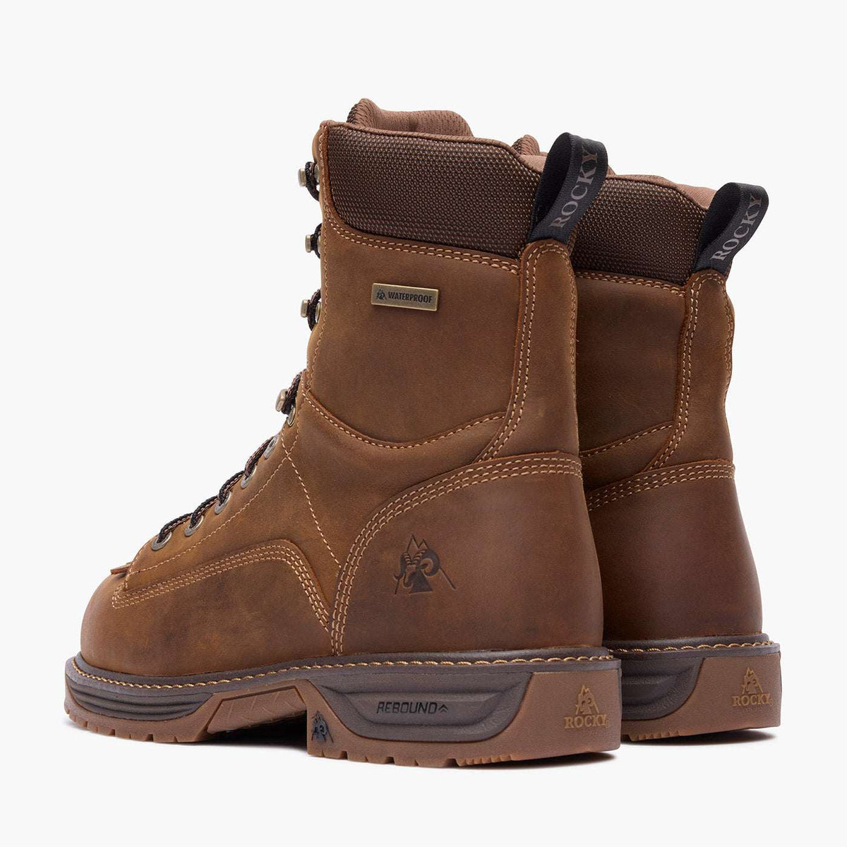 Rocky IronClad Legend Composite Toe Work Boot Brown RKK0528 - Rocky Boots - Flyclothing LLC
