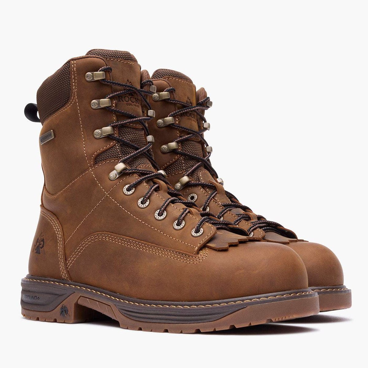Rocky IronClad Legend Composite Toe Work Boot Brown RKK0528 - Rocky Boots - Flyclothing LLC