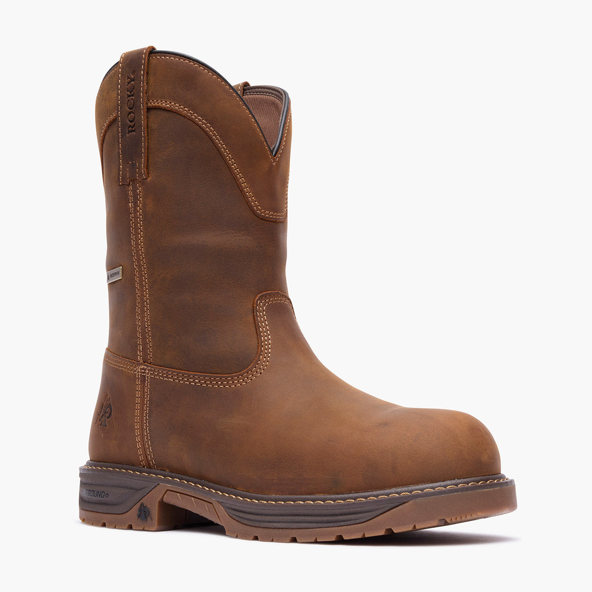 Rocky IronClad Legend Composite Toe Work Boot Brown RKK0529 - Rocky Boots - Flyclothing LLC