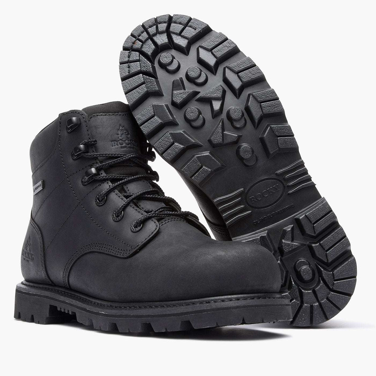 Rocky Ranger Waterproof Work Boot Black - Rocky Boots - Flyclothing LLC