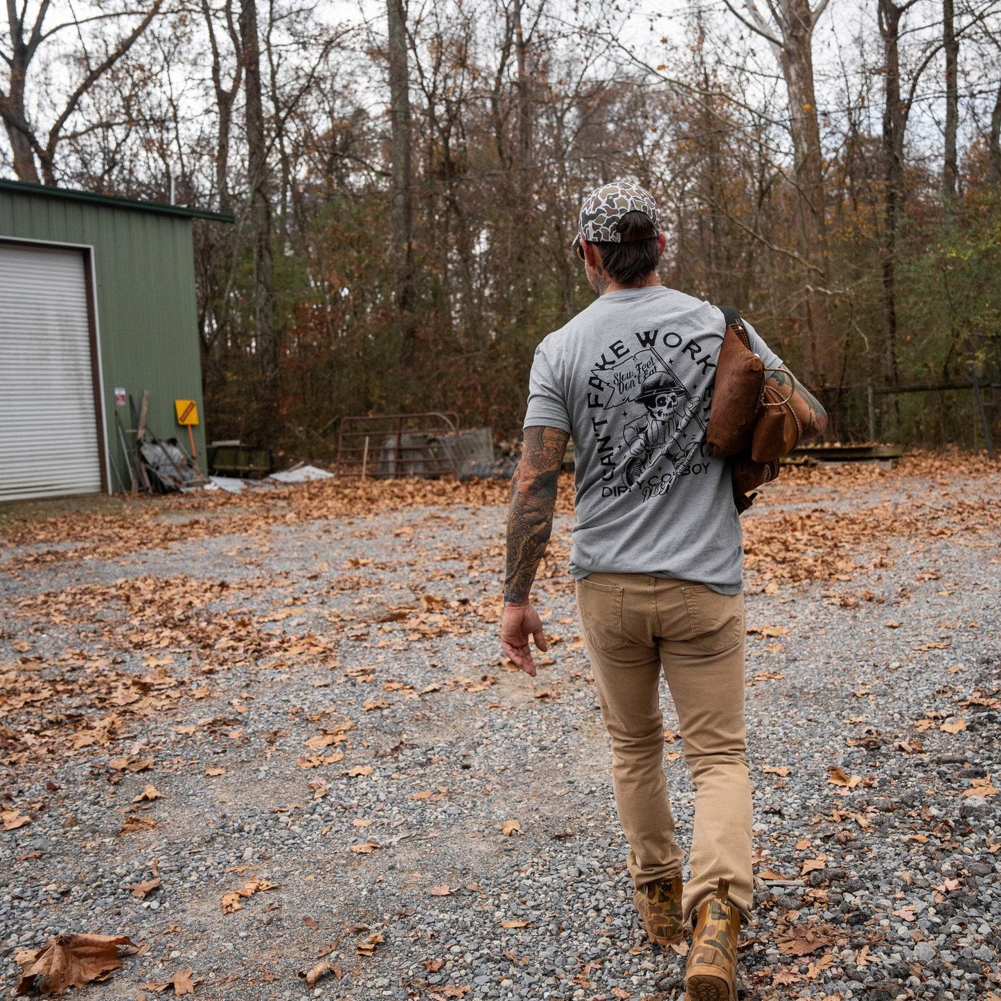 Can't Fake Work Ethic Men's T-Shirt - DIRTY COWBOY USA - Flyclothing LLC