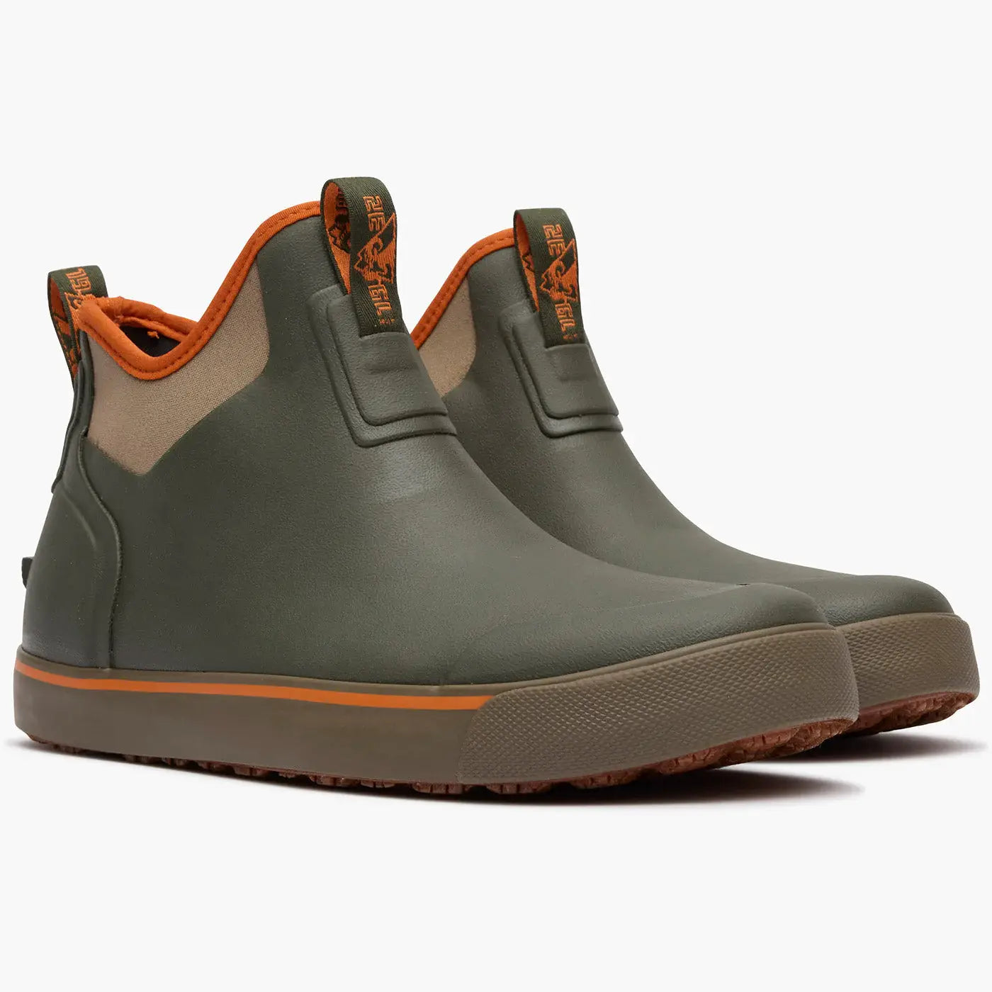 Rocky Dry-Strike Waterproof Green & Orange Deck Boot - Rocky Boots - Flyclothing LLC