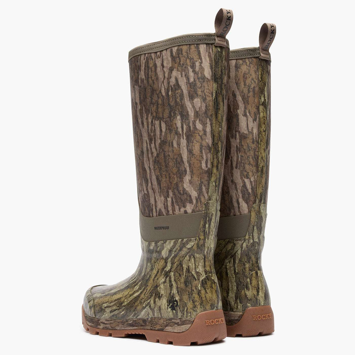 Rocky Backlands Waterproof Snake Boot Mossy Oak Bottomland - Rocky Boots - Flyclothing LLC