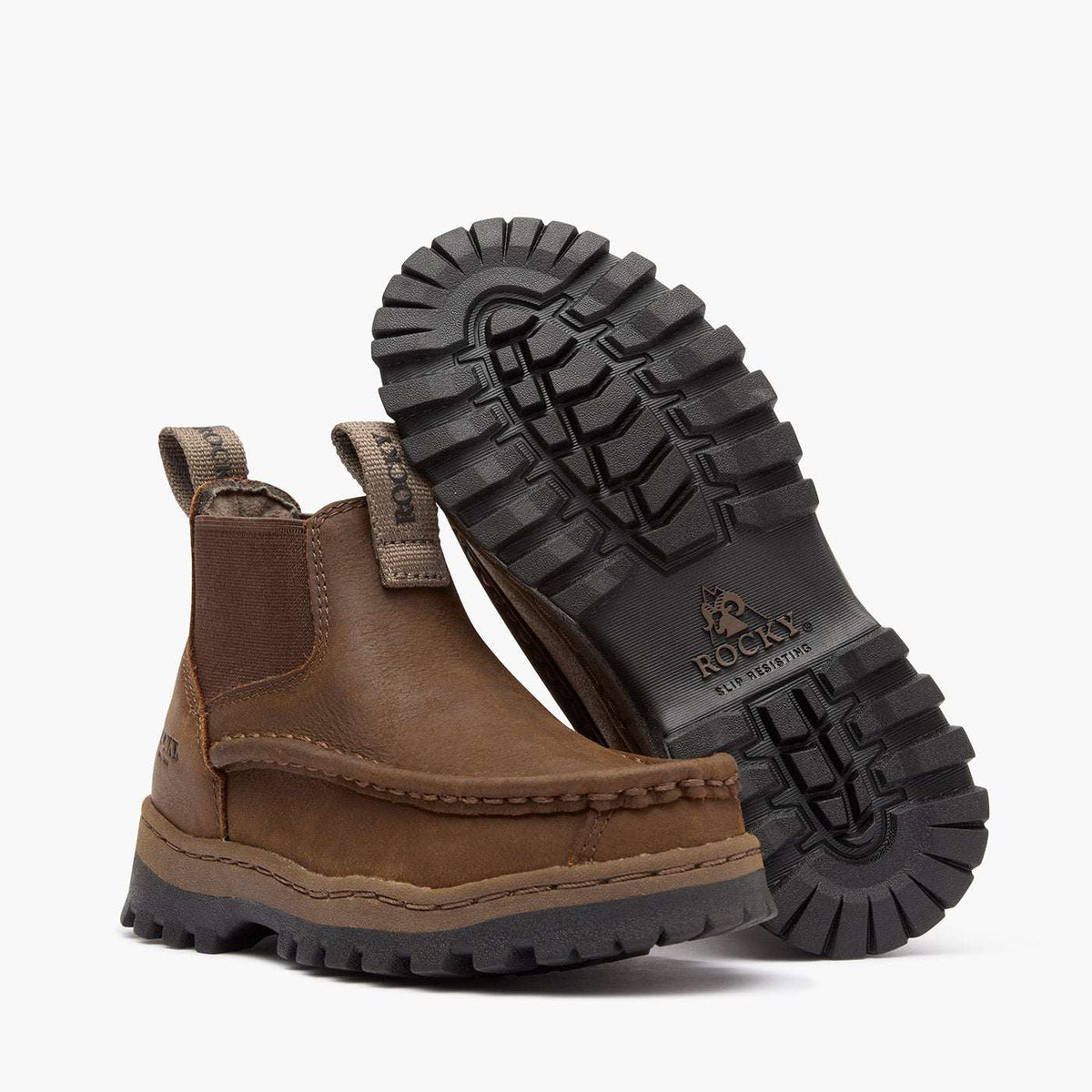 Rocky Outback LTE Little Kids’ Chelsea Brown - Rocky Boots - Flyclothing LLC