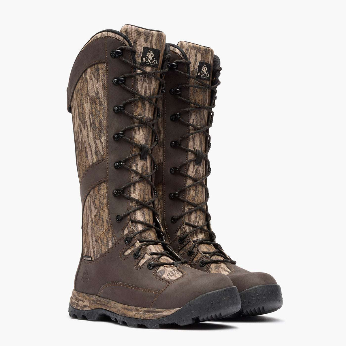 Rocky Wildcat Waterproof Snake Boot Mossy Oak Bottomland - Rocky Boots - Flyclothing LLC