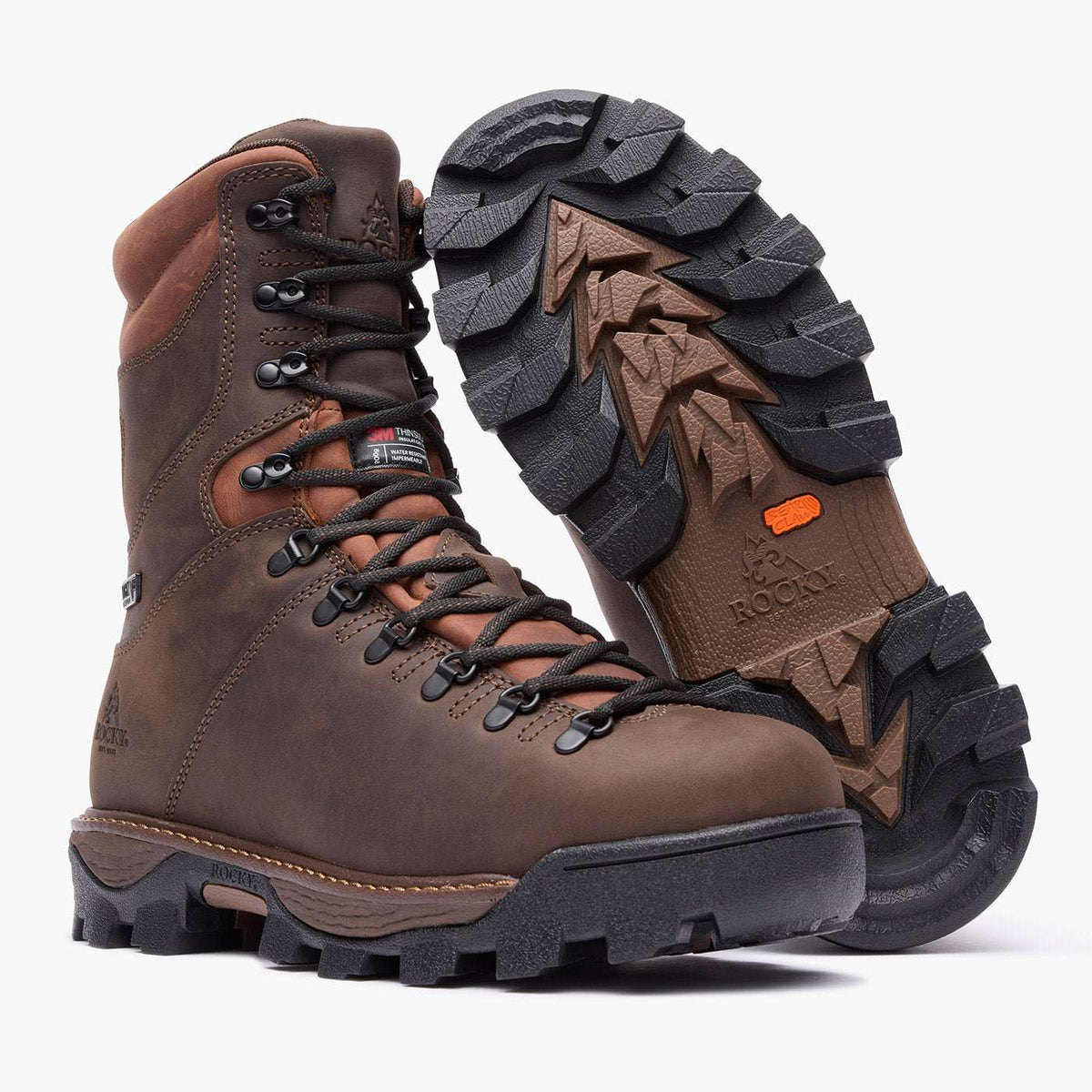 Rocky BearClaw 200G Insulated Hunting Boot Brown - Rocky Boots - Flyclothing LLC
