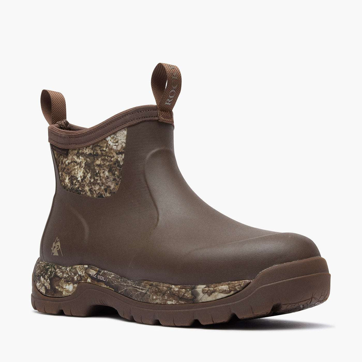 Rocky Big Cypress Rubber Waterproof Outdoor Boot Brown Realtree Apx - Rocky Boots - Flyclothing LLC