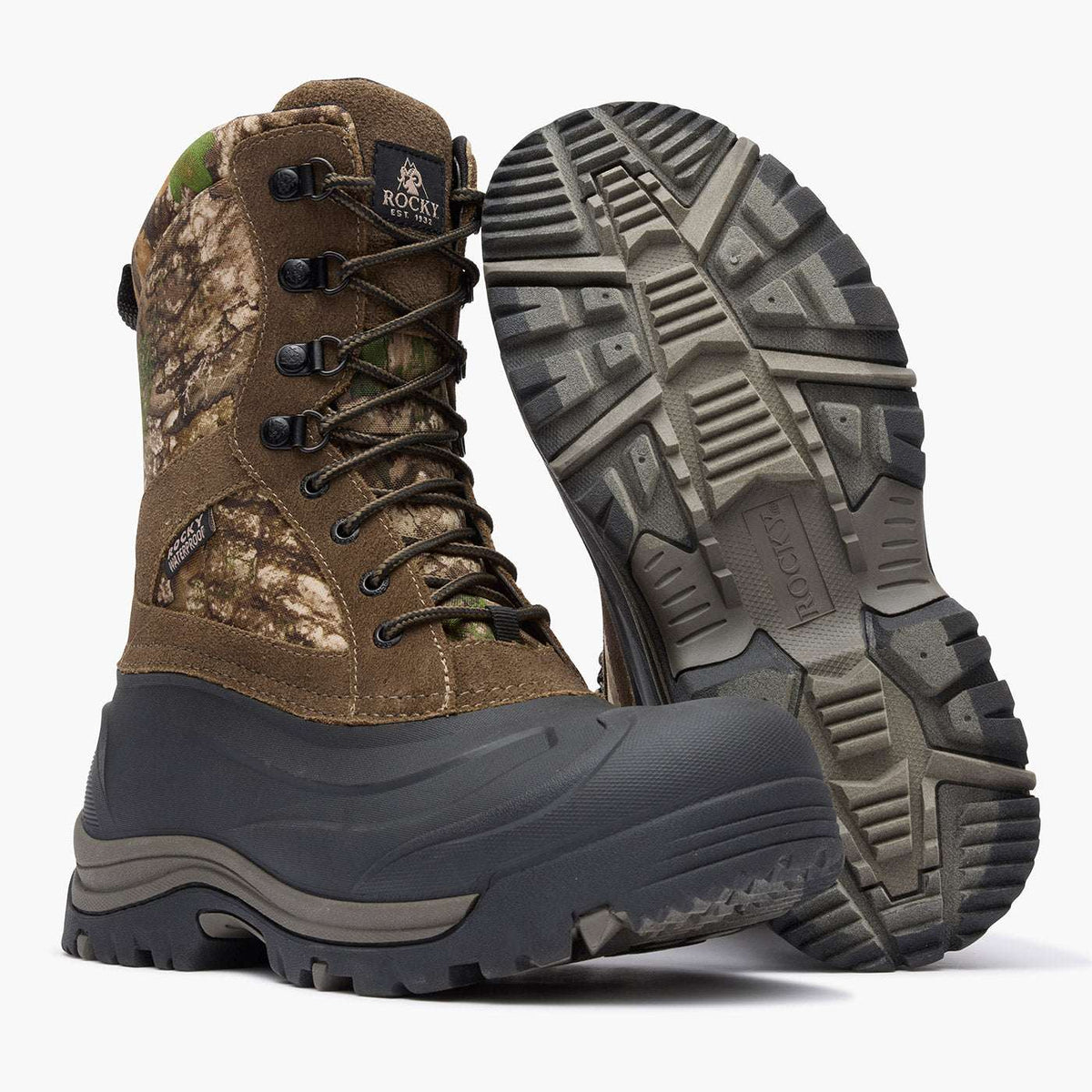 Rocky Jasper Trac Waterproof 2000G Insulated Outdoor Boot Realtree Apx - Rocky Boots - Flyclothing LLC