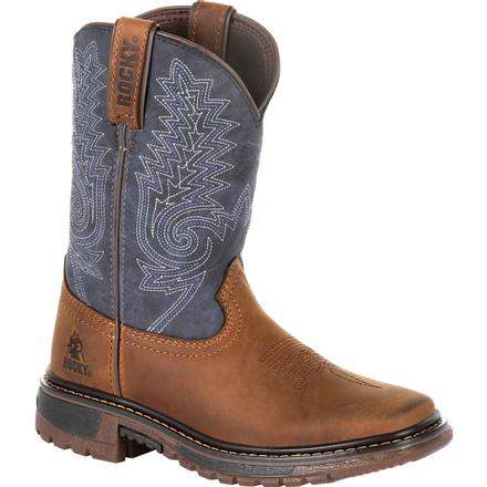 Original Ride FLX Kids' Western Pull-On Boots - Rocky Boots - Flyclothing LLC