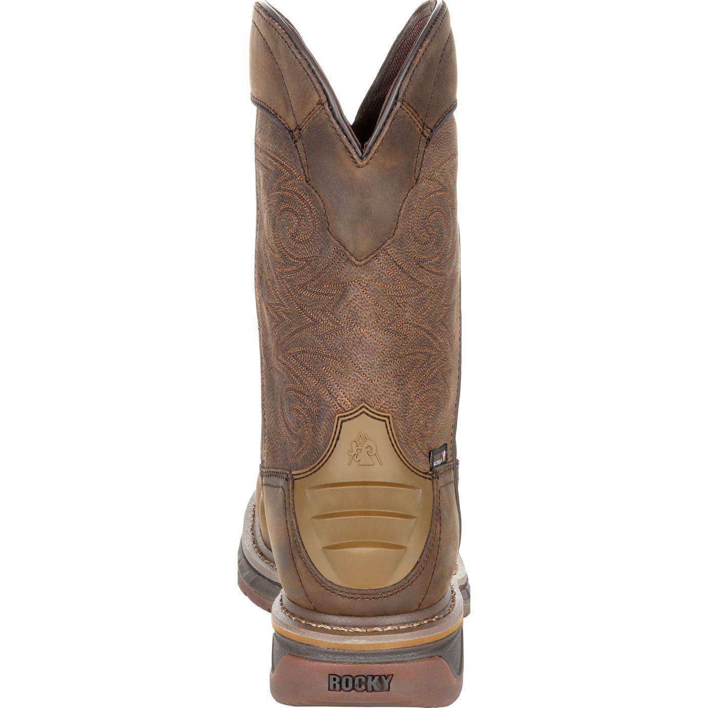 Rocky Square Toe Internal Met Guard Western Boot with TPU Heel Counter - Rocky Boots - Flyclothing LLC