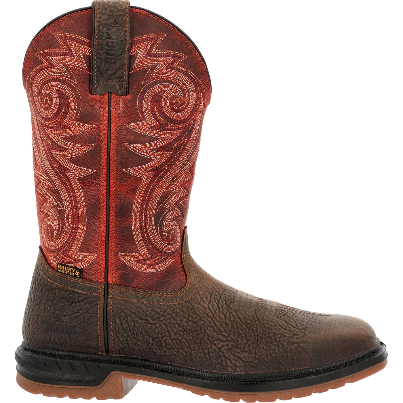 Rocky Worksmart 11" Composite Toe Waterproof Western Boot - Rocky Boots - Flyclothing LLC